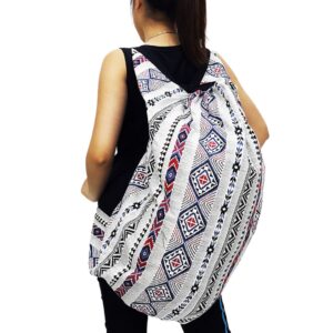 White Big Woven Bag BWF